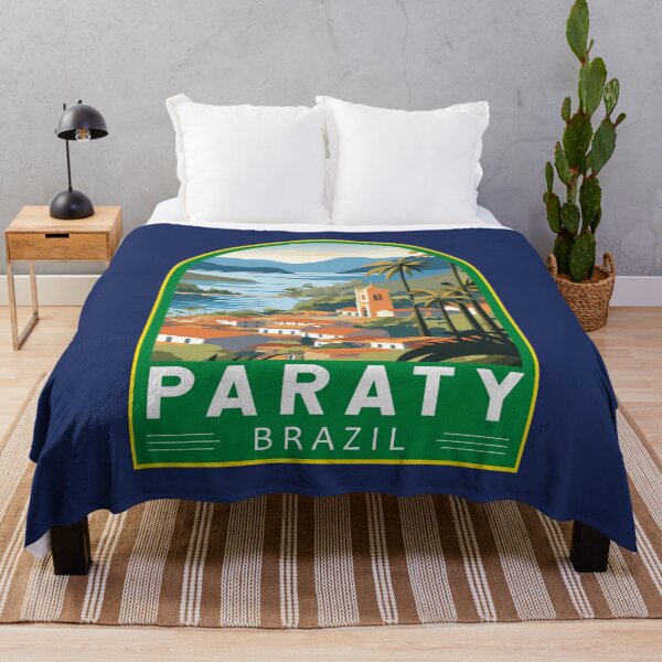 Item preview, Paraty Brazil Travel Art Emblem designed and sold by KrisSidDesigns.