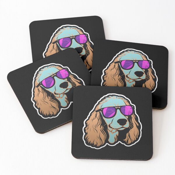 Item preview, English Cocker Spaniel in Cool Sunglasses designed and sold by CUTEDOGGIEZ.