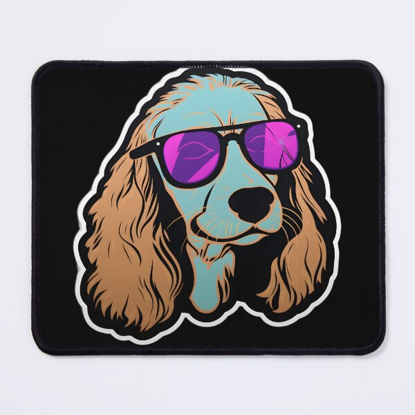 Item preview, English Cocker Spaniel in Cool Sunglasses designed and sold by CUTEDOGGIEZ.