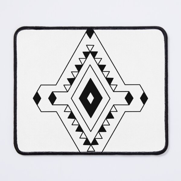 Item preview, Romanian folk inspired design black designed and sold by CreativeSpiral.