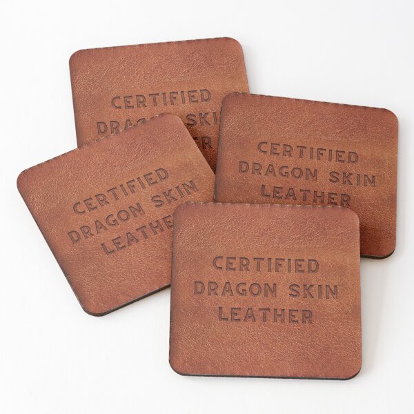 Item preview, Dragon Skin Leather Fantasy Books Fan designed and sold by popanato.