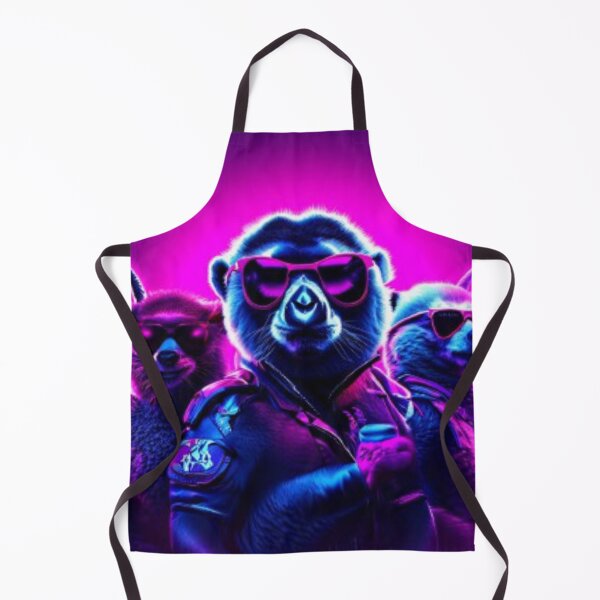 Item preview, Edgy Animal Trio: Neon Characters designed and sold by Art Genix.