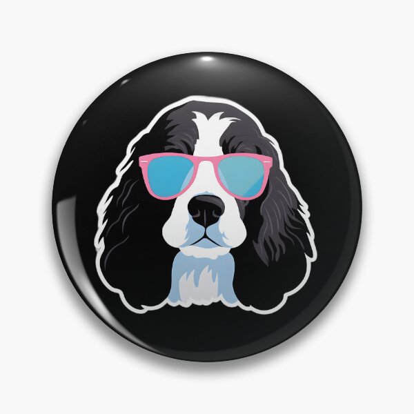 Artikelvorschau, English Springer Spaniel Mit Cooler Sonnenbrille entworfen und verkauft von CUTEDOGGIEZ.
