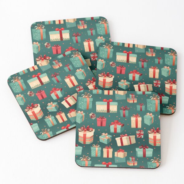 Item preview, Christmas seamless pattern gift, parcel and packages designed and sold by mliotard.