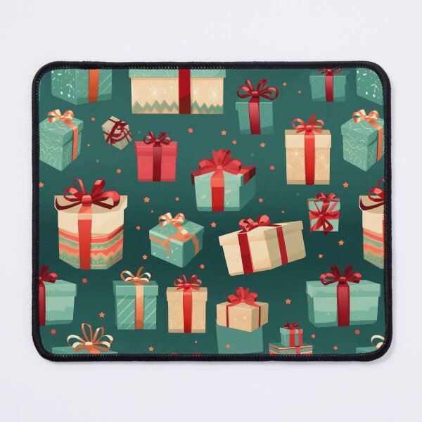 Item preview, Christmas seamless pattern gift, parcel and packages designed and sold by mliotard.