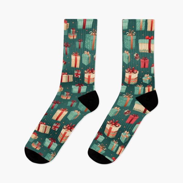 Item preview, Christmas seamless pattern gift, parcel and packages designed and sold by mliotard.