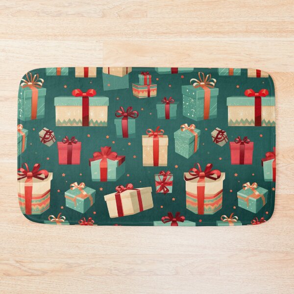 Item preview, Christmas seamless pattern gift, parcel and packages designed and sold by mliotard.