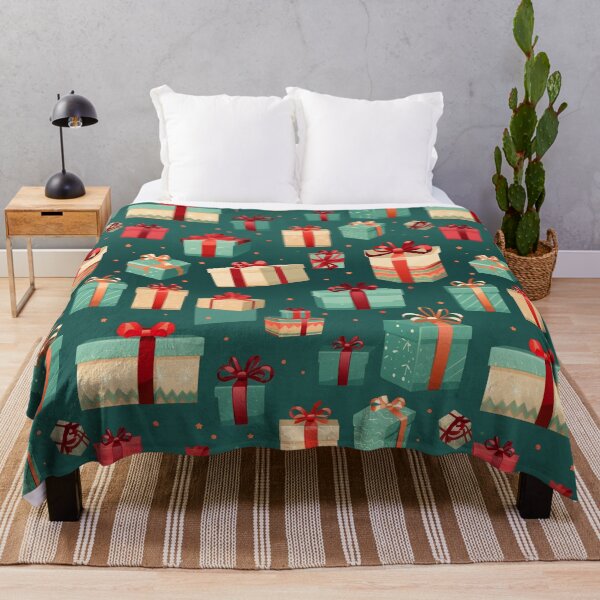Item preview, Christmas seamless pattern gift, parcel and packages designed and sold by mliotard.