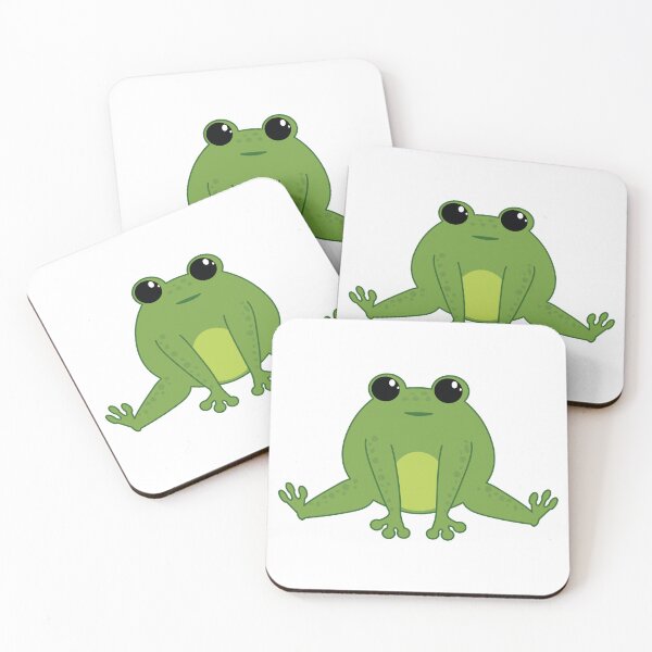 Item preview, Funny green cartoon cute thick frog designed and sold by NataliaVVV.