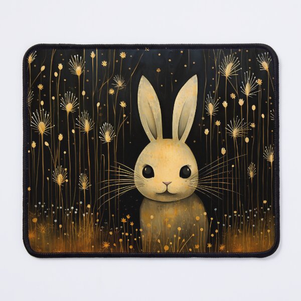 Item preview, abstract art print of a detailed rabbit print designed and sold by dcrc.