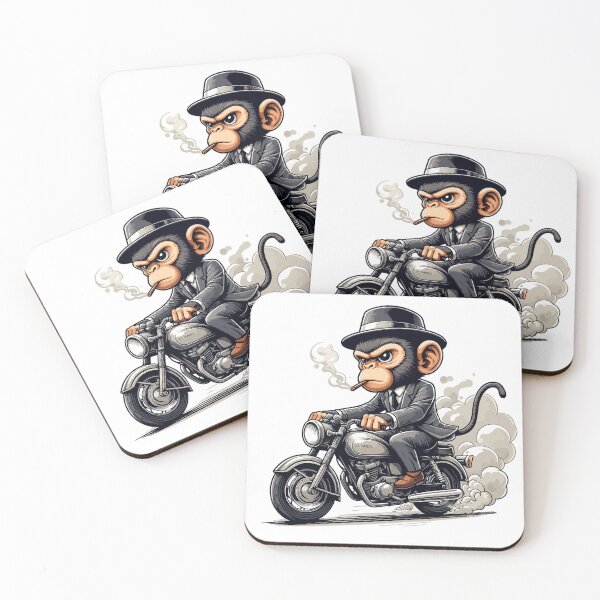 Item preview, Monkey on a motorcycle designed and sold by FshpDeutschland.