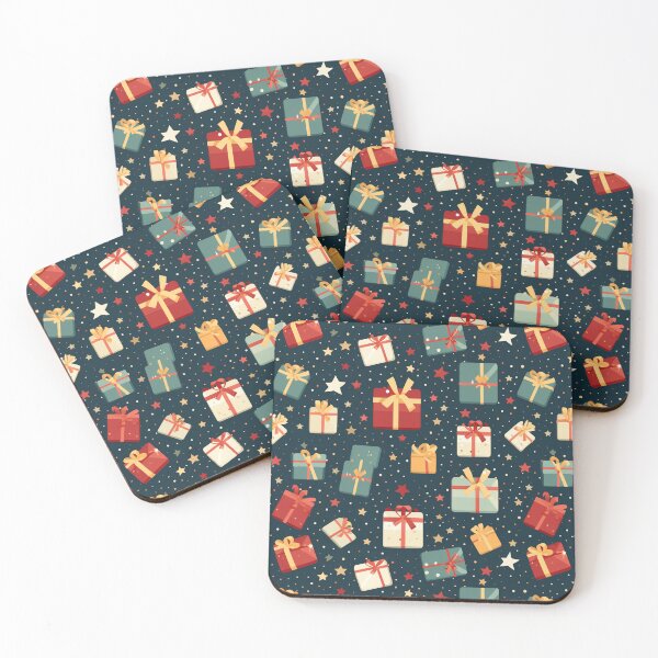 Item preview, Christmas seamless pattern gift, parcel and packages designed and sold by mliotard.