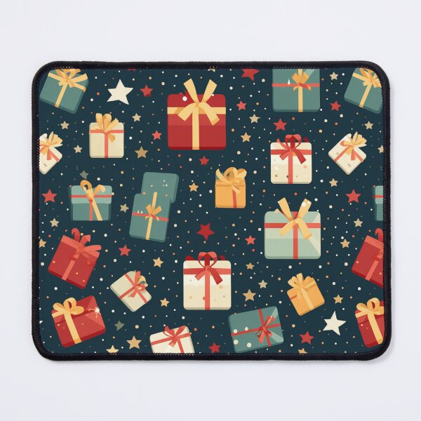 Item preview, Christmas seamless pattern gift, parcel and packages designed and sold by mliotard.
