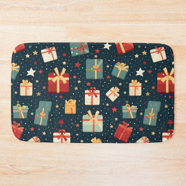 Item preview, Christmas seamless pattern gift, parcel and packages designed and sold by mliotard.