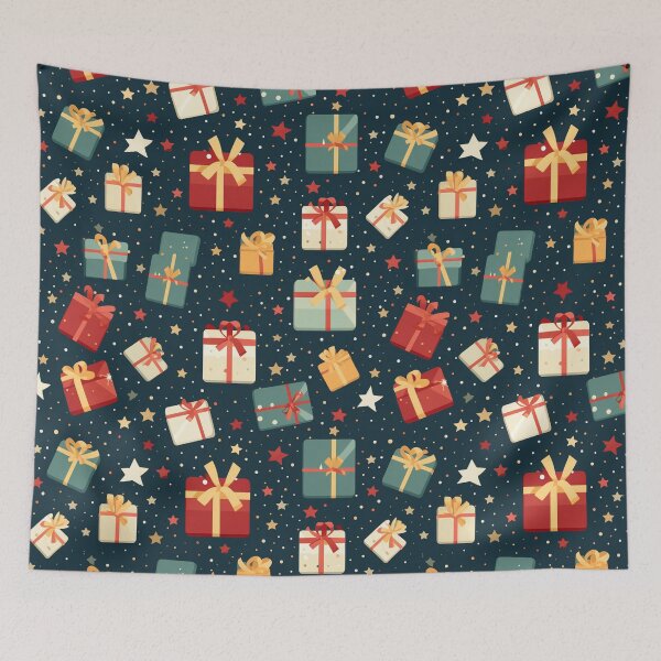 Item preview, Christmas seamless pattern gift, parcel and packages designed and sold by mliotard.