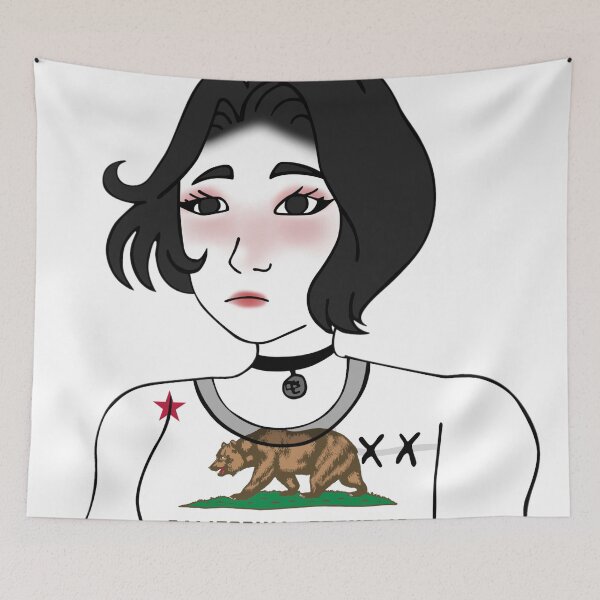 Item preview, Doomer Girl Wojak - California designed and sold by AztecaPixels.