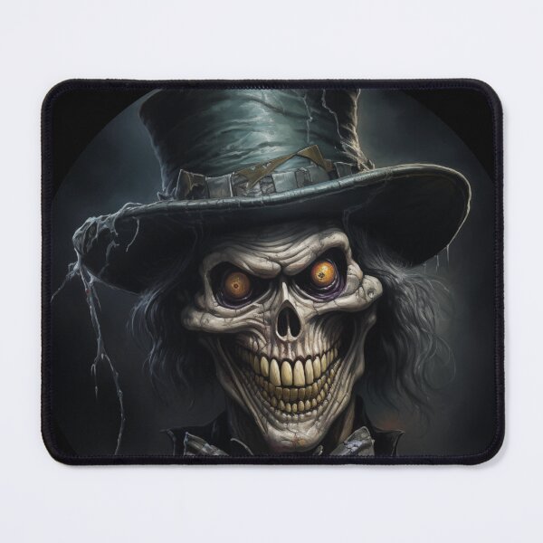 Item preview, Mad Skull With Top Hat and Bow Tie designed and sold by PipPeach.