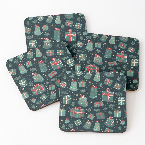 Item preview, Christmas seamless pattern gift, parcel and packages designed and sold by mliotard.