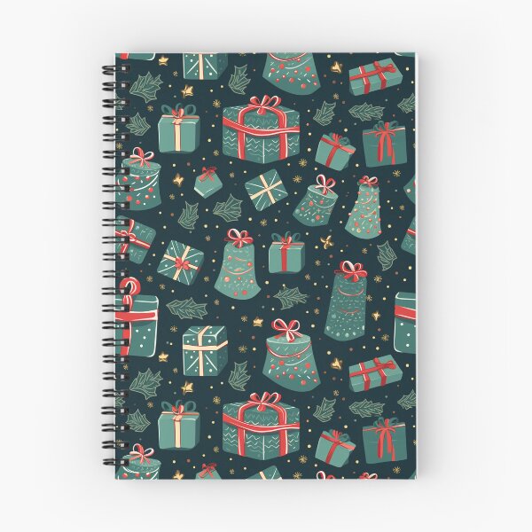 Item preview, Christmas seamless pattern gift, parcel and packages designed and sold by mliotard.