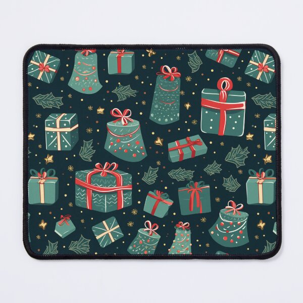 Item preview, Christmas seamless pattern gift, parcel and packages designed and sold by mliotard.