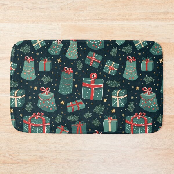 Item preview, Christmas seamless pattern gift, parcel and packages designed and sold by mliotard.