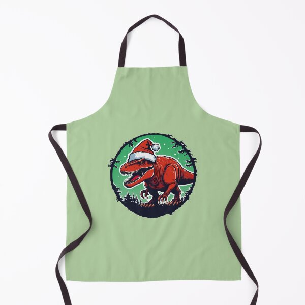 Item preview, Dinasour with a Santa cap celebrating christmas designed and sold by Metalsaga.