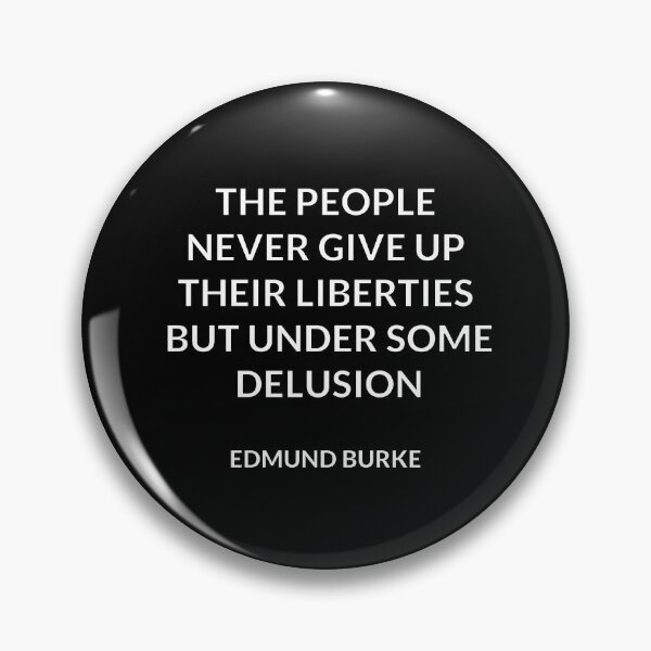 Item preview, Edmund Burke Philosophy Quotes - people never give up their liberties designed and sold by Inspirationmotivation.