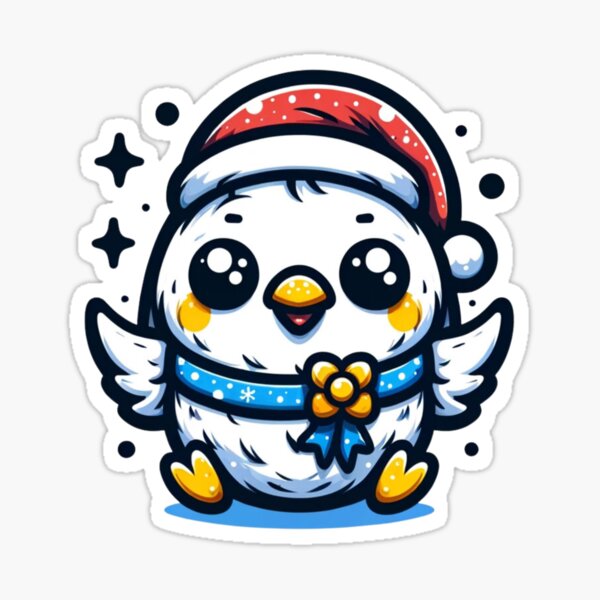 Item preview, Van Gogh Starry Night Style Kawaii Cute Chicken For Christmas designed and sold by CandyDroidMerch.