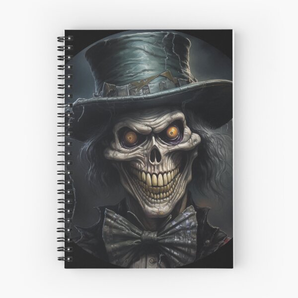 Item preview, Mad Skull With Top Hat and Bow Tie designed and sold by PipPeach.