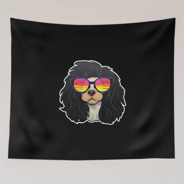 Artikelvorschau, Silly Glasses Englischer Toy Spaniel entworfen und verkauft von CUTEDOGGIEZ.