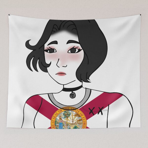 Item preview, Doomer Girl Wojak - Florida designed and sold by AztecaPixels.