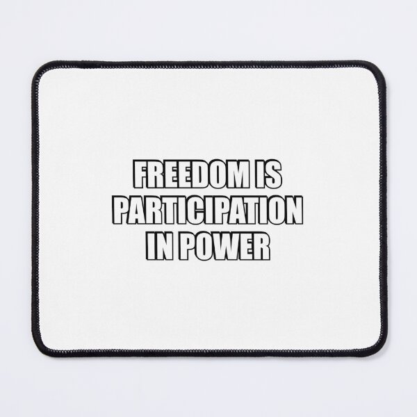 Item preview, La libertad es participación en el poder - cita de filosofía política de Cicerón - citas de libertad designed and sold by Inspirationmotivation.