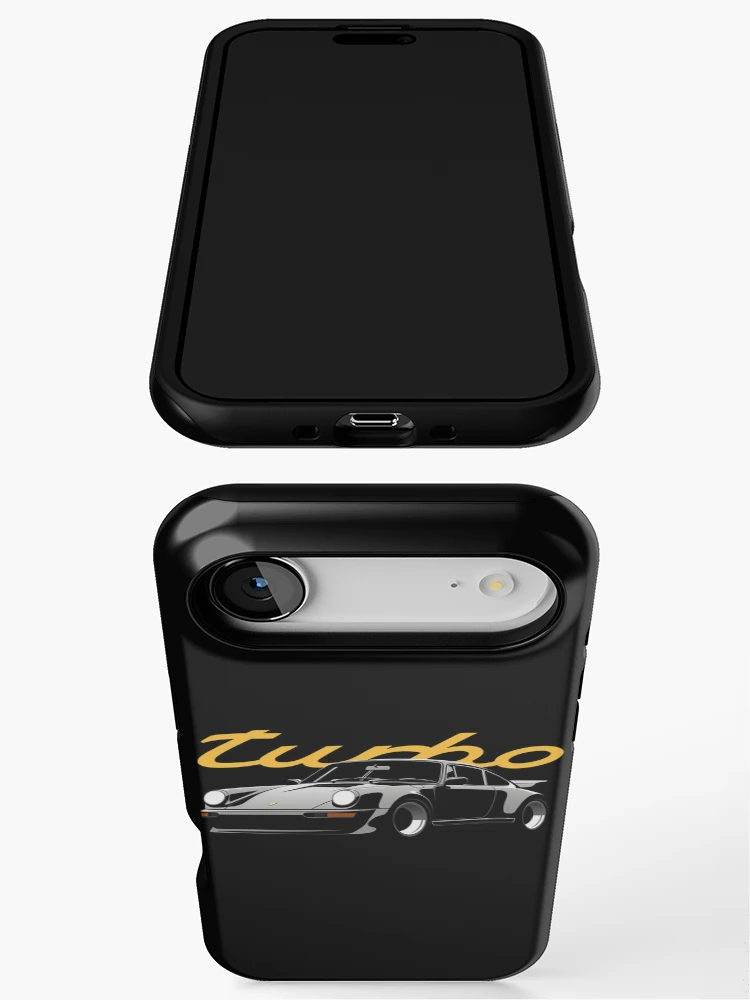 Custom iPhone’s case Porsche 930 Illustration Black turbo
