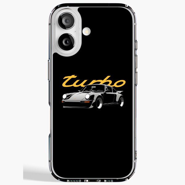 Custom iPhone’s case Porsche 930 Illustration Black turbo