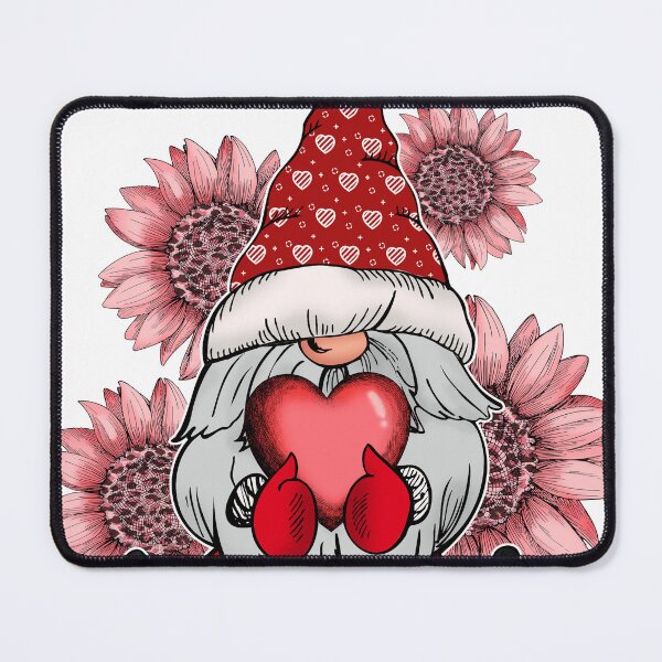 Item preview, Valentine Gnome Embroidery Design, Happy Valentine's Day Embroidery designed and sold by citragraphics ⭐⭐⭐⭐⭐.
