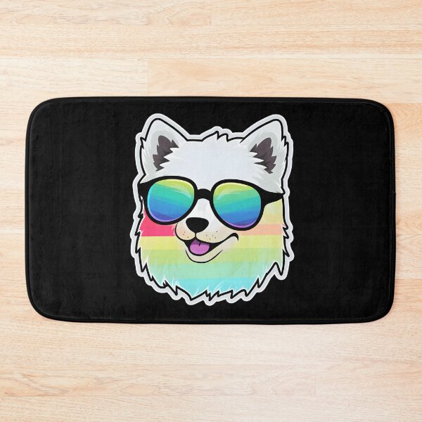 Item preview, Silly Glasses Eskimo Dog designed and sold by CUTEDOGGIEZ.