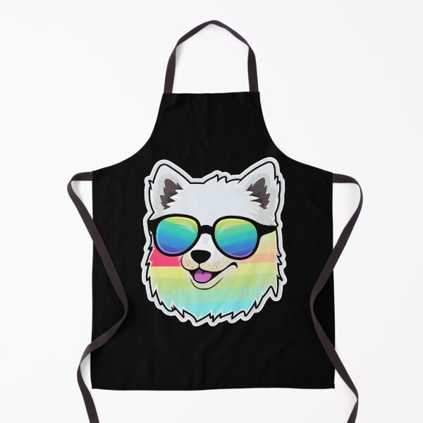 Item preview, Silly Glasses Eskimo Dog designed and sold by CUTEDOGGIEZ.