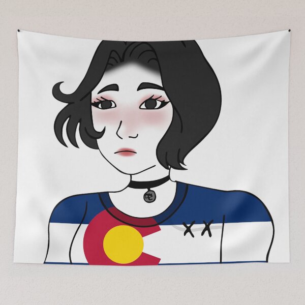 Item preview, Doomer Girl Wojak - Colorado designed and sold by AztecaPixels.