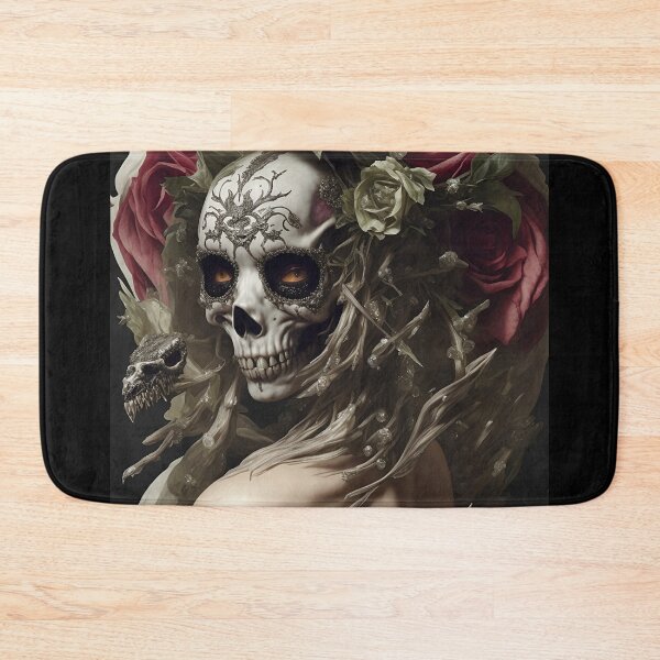 Item preview, Elegant gorgeous La Calavera Catrina, Lady of the afterlife, the Elegant Skull designed and sold by Fantasymachine.