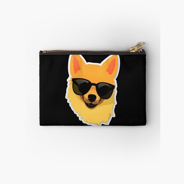 Item preview, Silly Glasses Finnish Spitz designed and sold by CUTEDOGGIEZ.