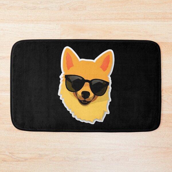 Item preview, Silly Glasses Finnish Spitz designed and sold by CUTEDOGGIEZ.