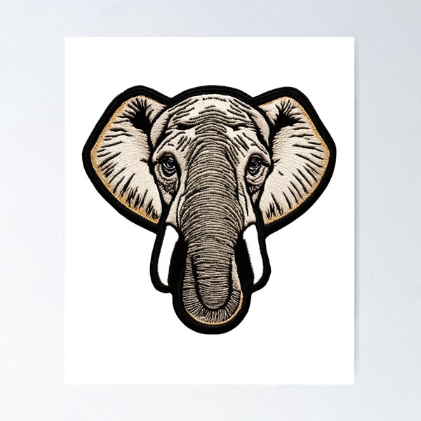 Item preview, Cool Elephant on Patches designed and sold by Ruslanov7.