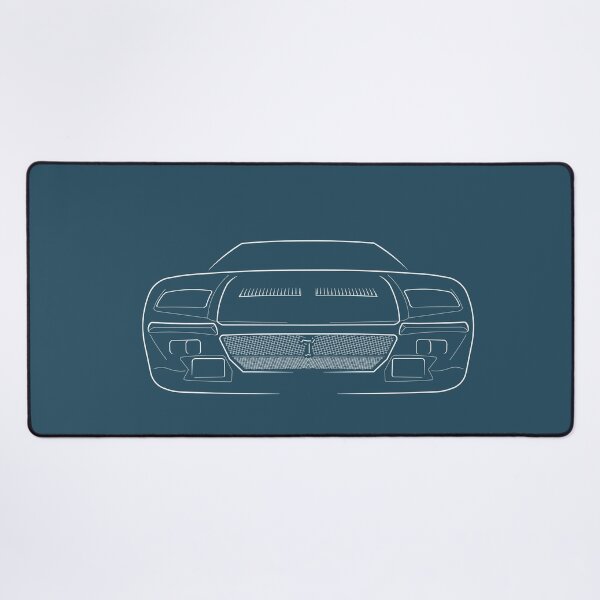 Item preview, DeTomaso Pantera - front stencil, white designed and sold by mal-photography.