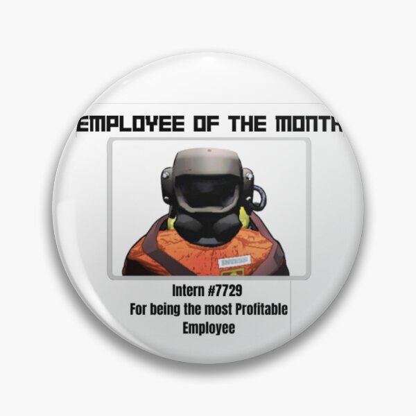 Item preview, Lethal Company Employee of the Month designed and sold by EmberlyDawn.