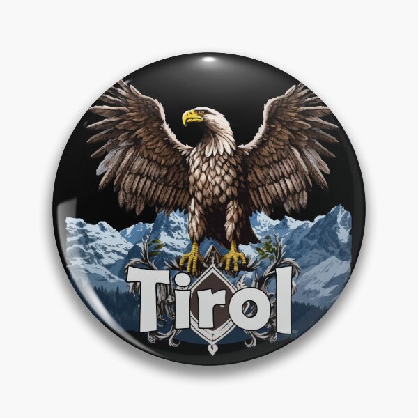 Item preview, Tyrolean eagle loyalty to the state of Tyrol, golden eagle designed and sold by Andrea-Design.
