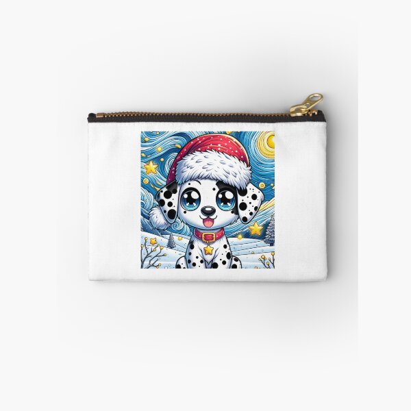Item preview, Van Gogh Starry Night Style Kawaii Dalmatian For Christmas designed and sold by CandyDroidMerch.