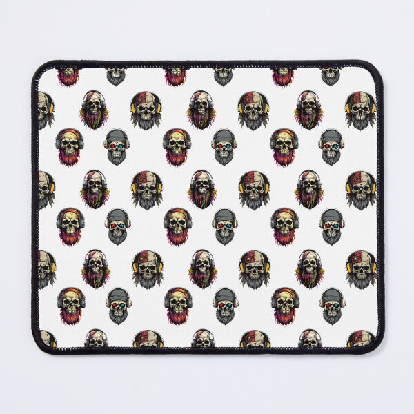 Item preview, Skull with headphones and beard designed and sold by shopsmarty.