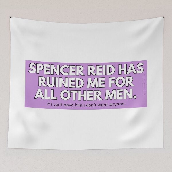 Item preview, Spencer Reid Has Ruined Me Bumper Sticker designed and sold by hyperfocusrach.