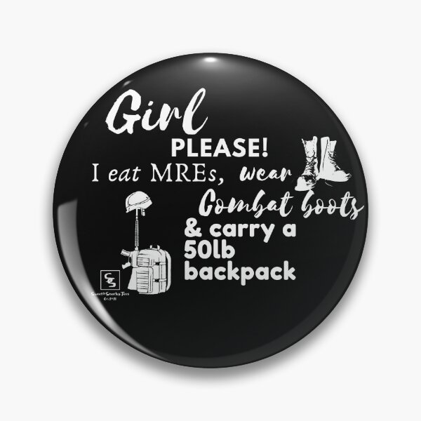 Aperçu de l'œuvre Girl Please - MRE et bottes de combat créée et vendue par gkshock.