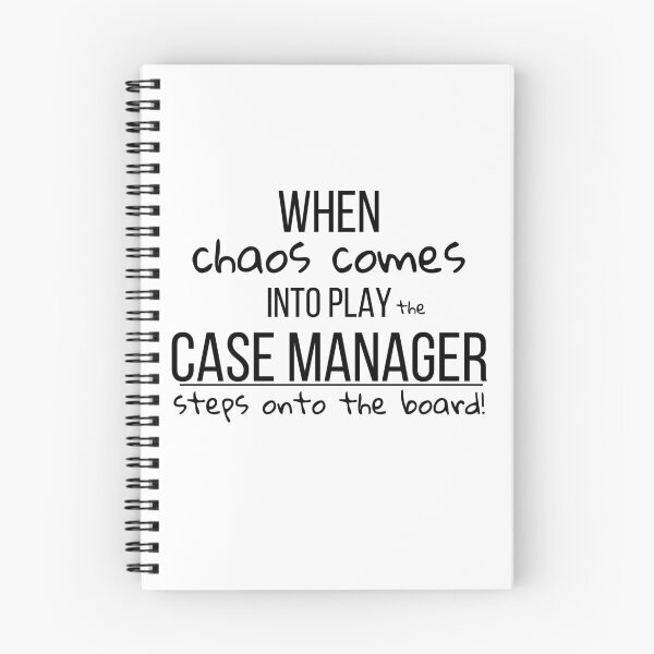 Item preview, When Chaos Comes Into Play The Case Manager Steps Onto The Borad designed and sold by KvcStylish.